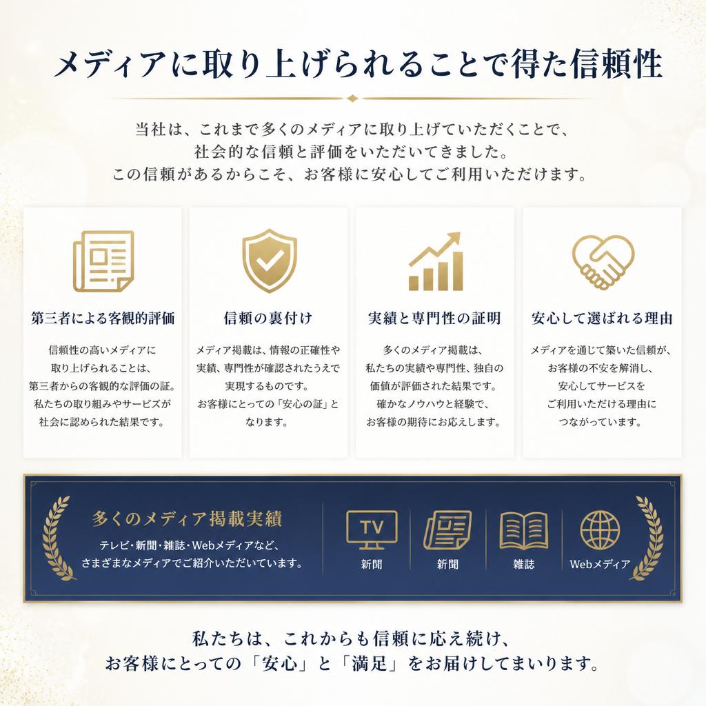 5. メディア掲載の信頼性