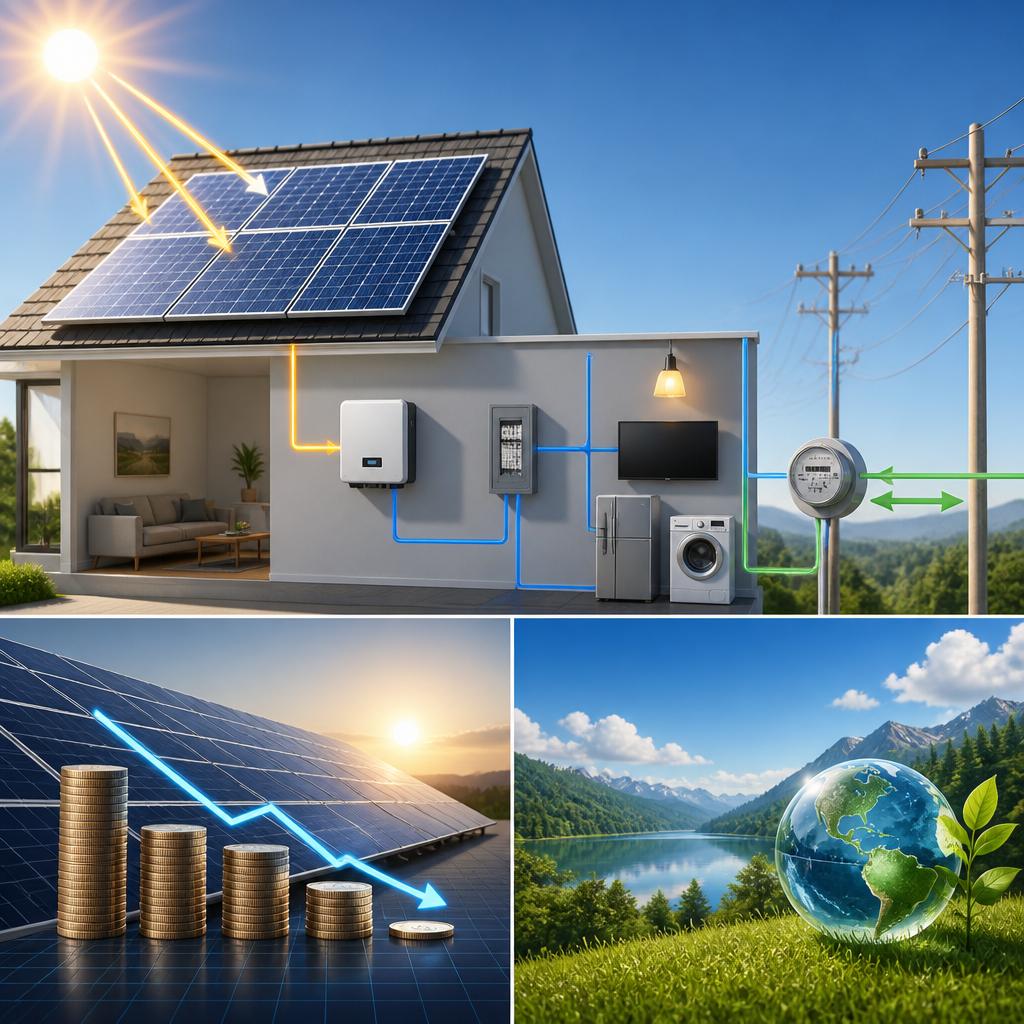 2. 太陽光発電の仕組みとメリット